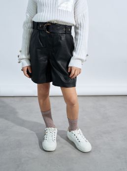 Shorts in ecopelle