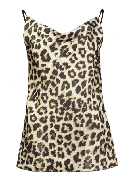 Top con stampe animalier