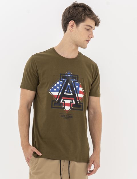 T-Shirt in cotone con stampa