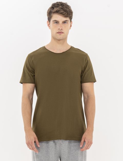 T-Shirt scollo ampio regular-fit